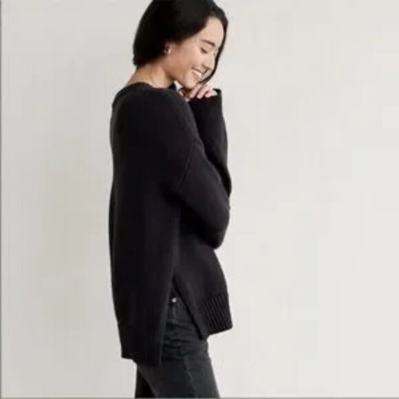 Jenni Kayne Olive Green heavy cotton sweater - Picture 7 of 9